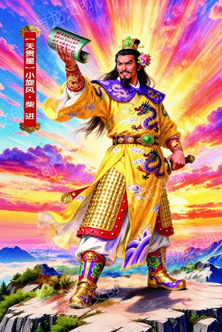 小旋风 柴进卡面正面