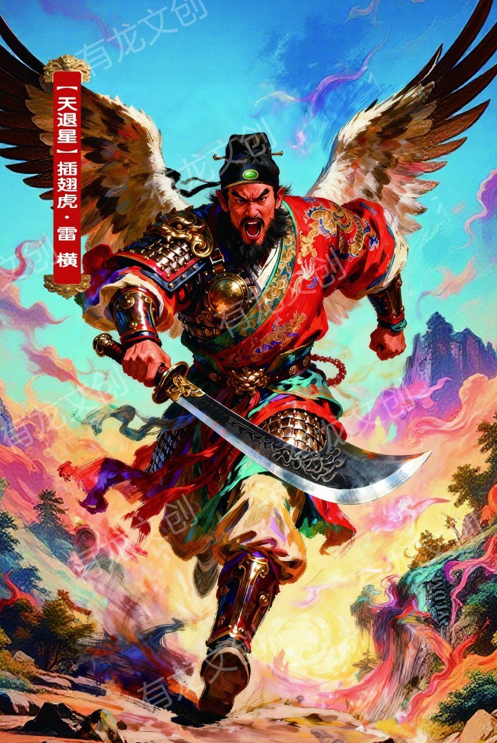 插翅虎 雷横卡面正面