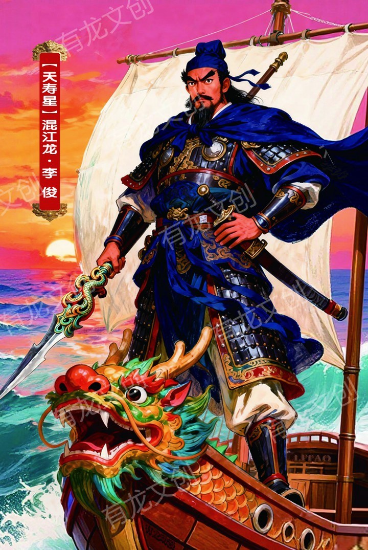 混江龙 李俊卡面正面
