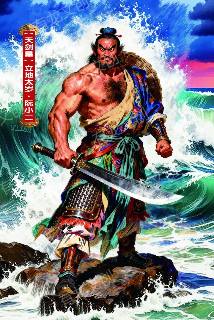 立地太岁 阮小二卡面正面