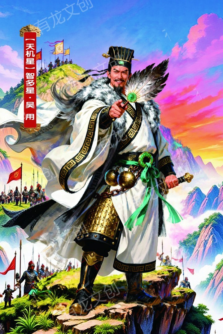 智多星吴用卡面正面